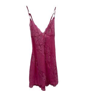 Women’s Frederick's of Hollywood Women's Pink‎ Slip Lingerie Dress Size Medium M